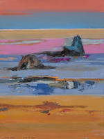Santa Fe Series (all works 30" x 22" oil on paper)